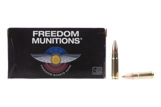 Freedom Munitions 300 AAC Blackout rifle ammunition.